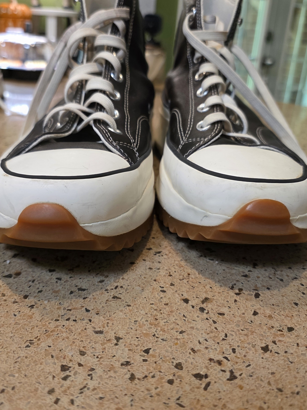 Chuck Taylor Converse Run Star Hike High Top Leather Platform Sneaker - Picture 8 of 14